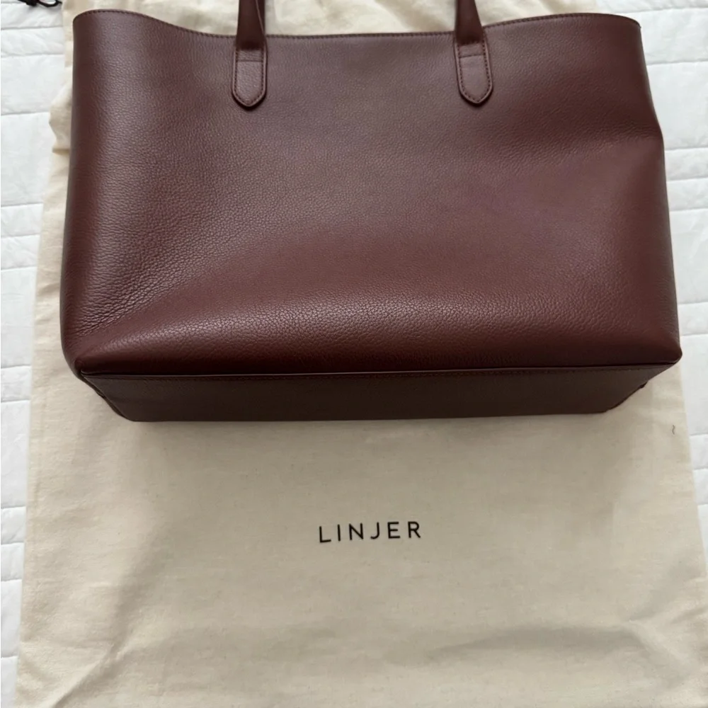Brown Leather Tote Bag - Picture 2 of 4